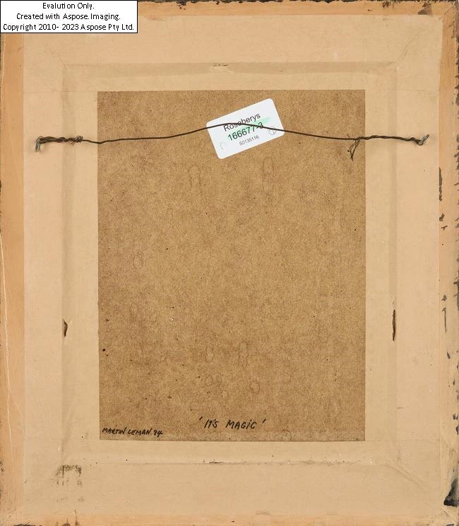 Artwork by Martin Leman, It's Magic, Made of etching on paper