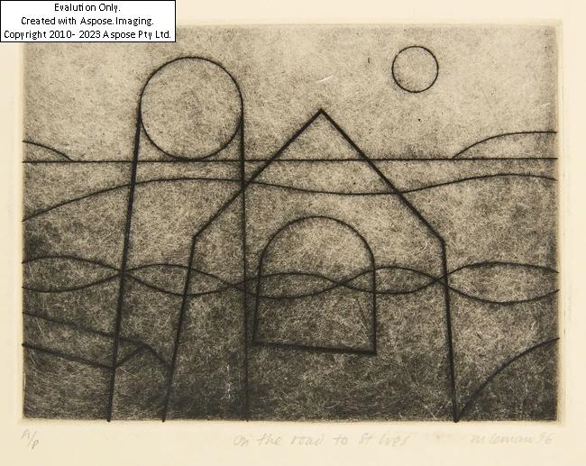 Artwork by Martin Leman, It's Magic, Made of etching on paper