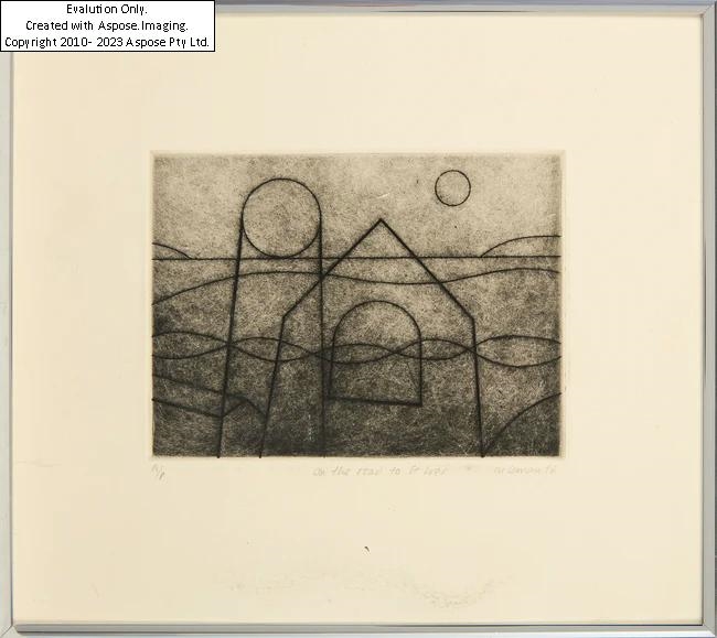 Artwork by Martin Leman, It's Magic, Made of etching on paper