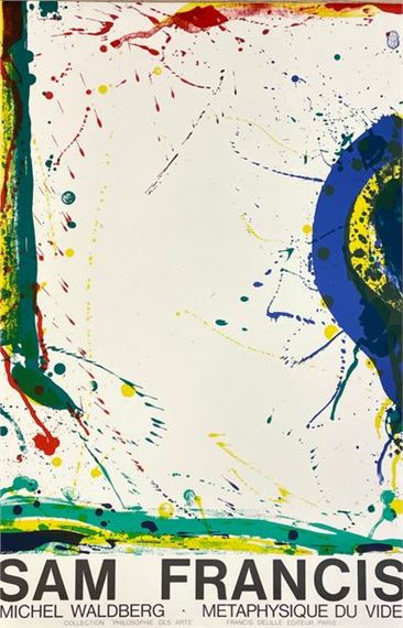 Sam Francis | Metaphysics of the Void. Color lithograph printed on