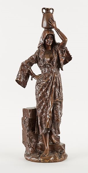 Gaston Veuvenot Leroux | Sculpture en bronze à patine brune nuancée ...