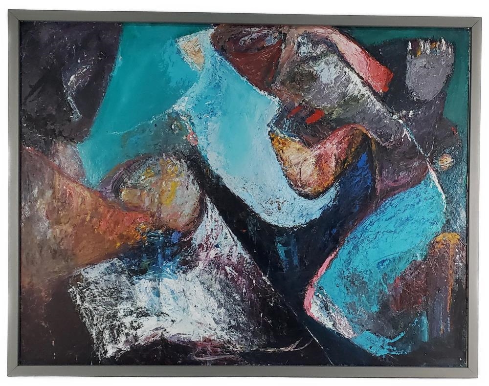 Artwork by Donna H. Gans, Watching, Made of Oil on Paper