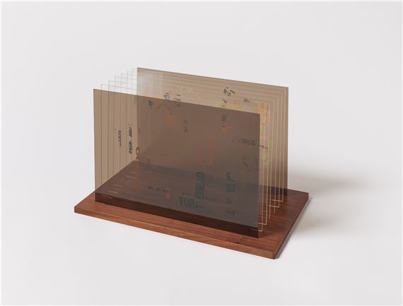 Not Wanting to Say Anything About Marcel, Plexigram IV by John Cage, 1969