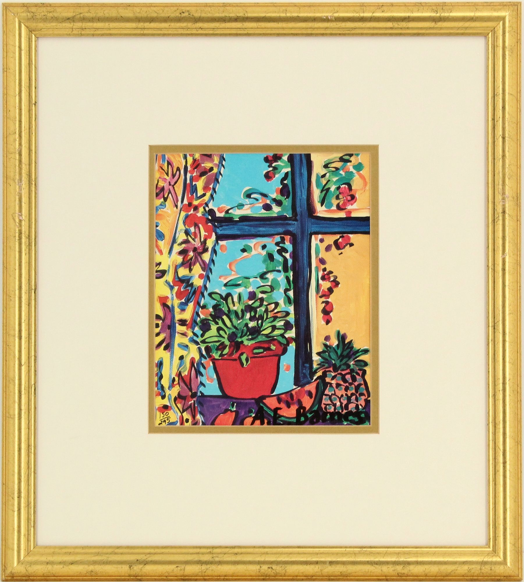 Artwork by A. E. Barnes, A. E. Barnes (Born 1963) American, Made of lithograph