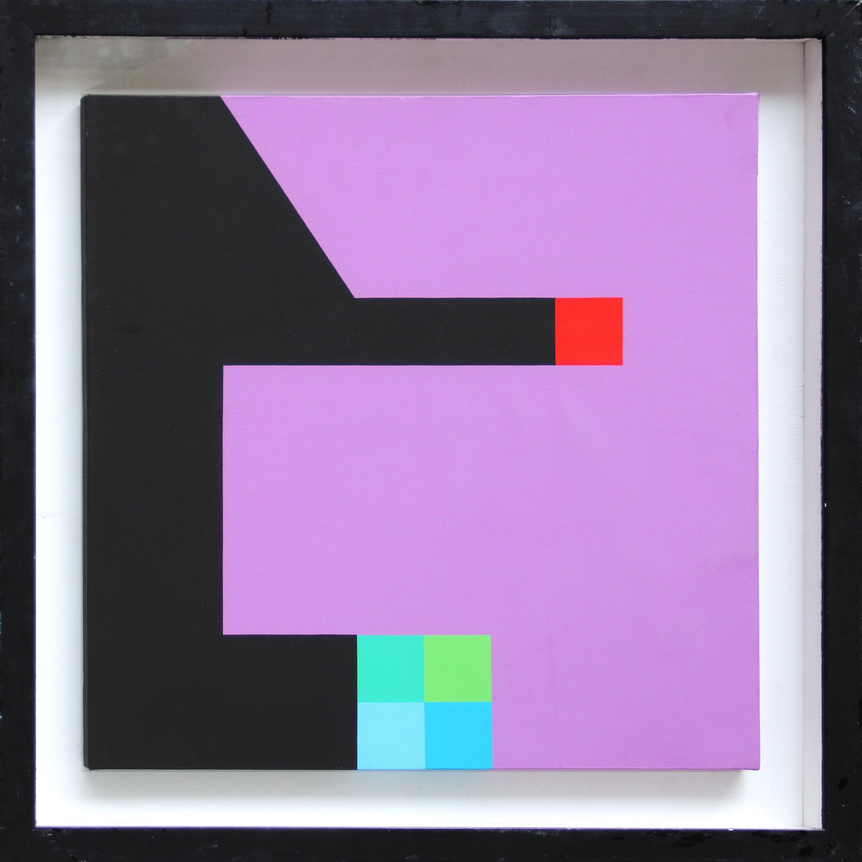 Artwork by Bruno Milano, Negativo-Positivo, Made of acrylic on canvas