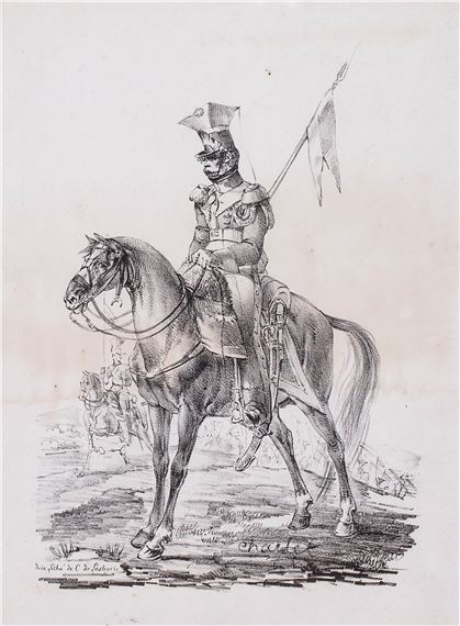 nicolas-toussaint-charlet-oficer-polskiego-1-pu-ku-szwole-er-w