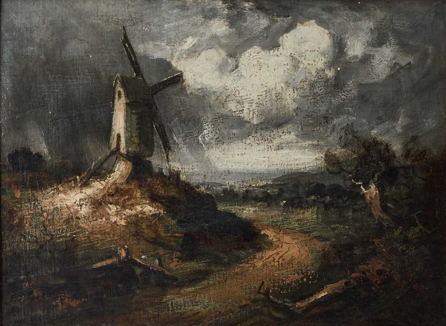 John Constable | CIRCLE OF JOHN CONSTABLE (19TH CENTURY) WINDMILL IN A ...