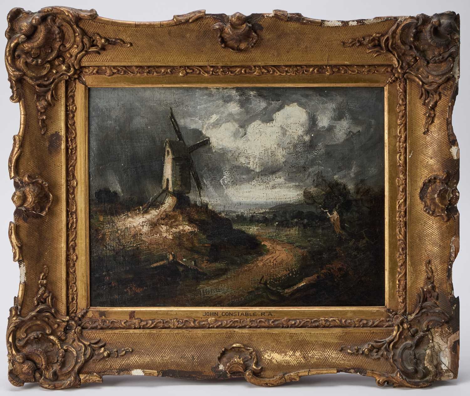 John Constable | CIRCLE OF JOHN CONSTABLE (19TH CENTURY) WINDMILL IN A ...