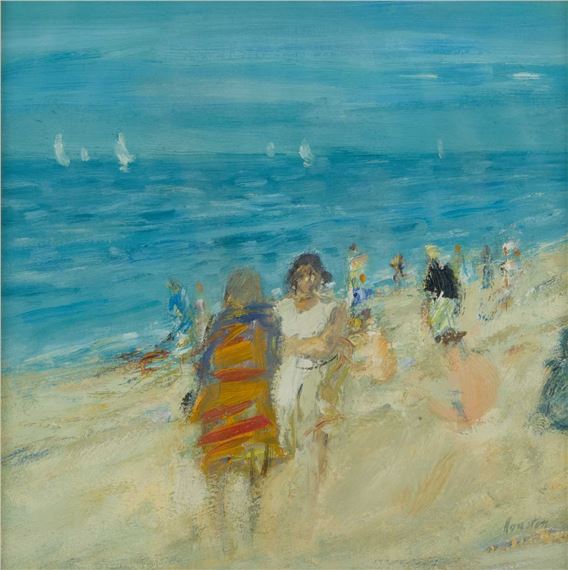 2008) BEACH AT TROUVILLE by John Houston