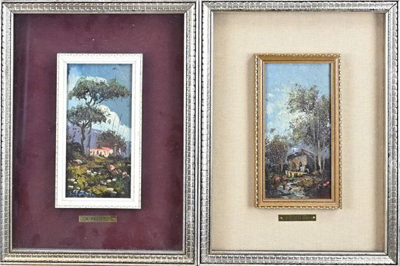 Landschappen met huizen - Salvatore Faliero