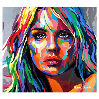 Asya Simon, Hand Signed Limited Edition on Canvas with Letter of Authenticity. - Asya Simon