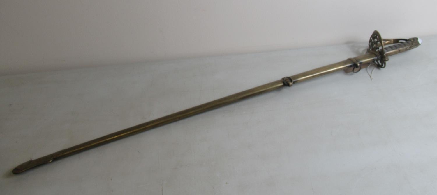 Blade | pattern Infantry Officer's sword with brass folding guard ...