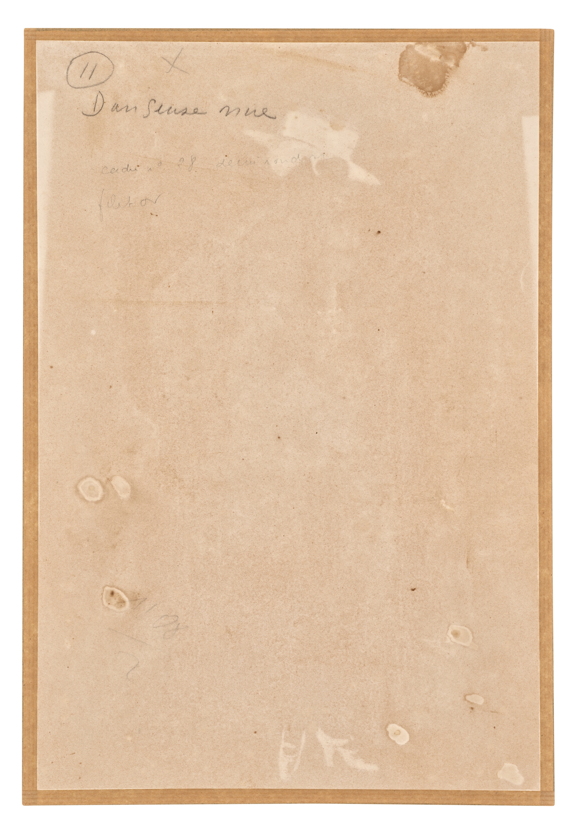 Artwork by Francis Picabia, Sans titre, Made of watercolour and pencil on paper