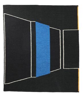 Blå væg (Blue wall) - Gudrun Pagter