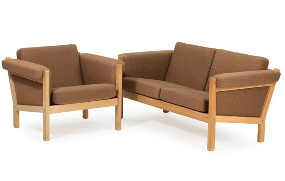 Getama | “GE 40”. Two seater sofa and easy chair | MutualArt