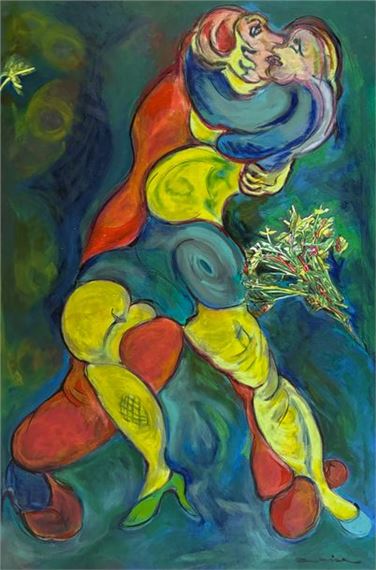 Tango y flores, 2022 by Ruth Arbiser, 2022