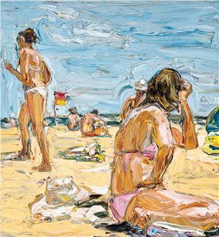 Beach Life (Flag and Figures) 2004 - Nicholas Harding