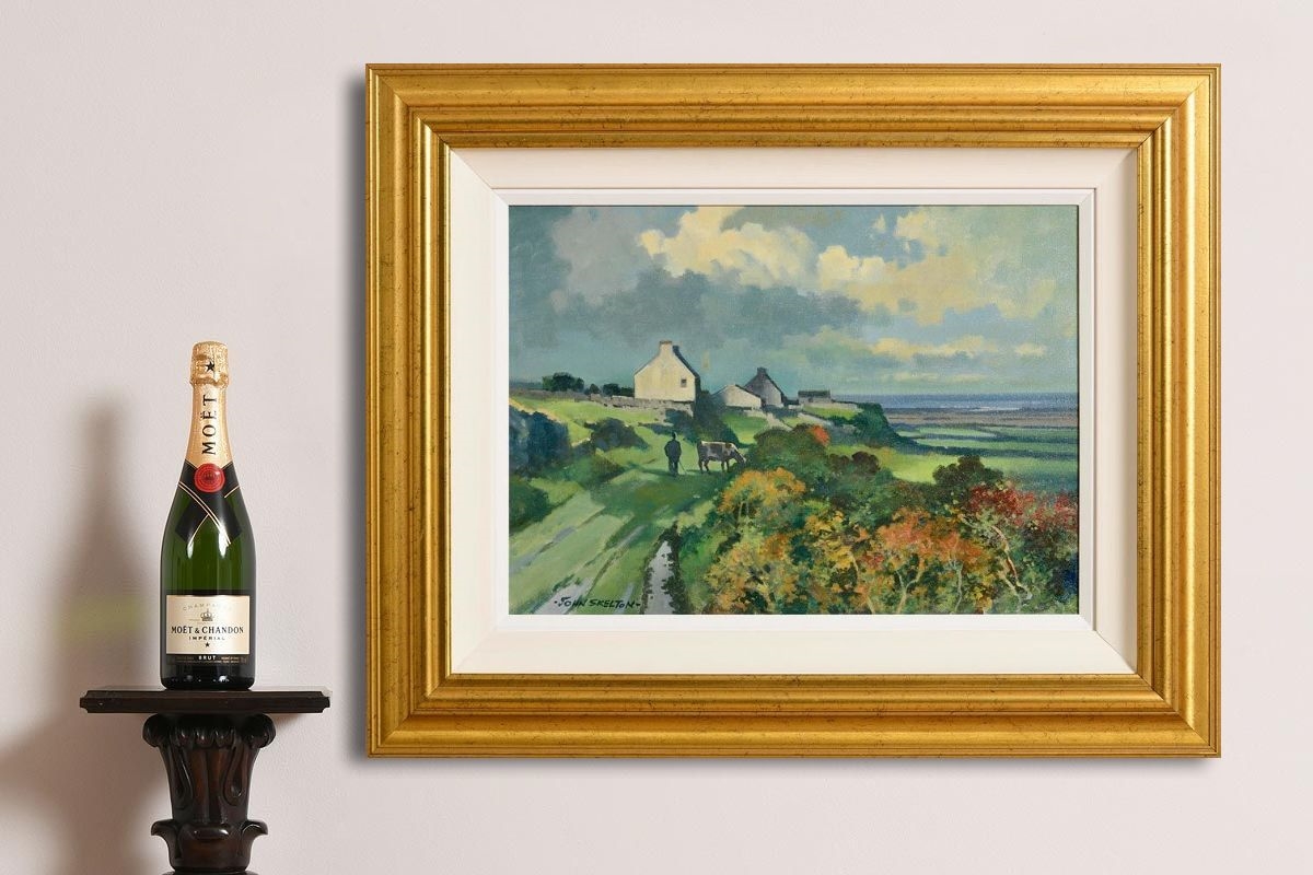 Artwork by John Skelton, The Lazy Grazer, Made of oil on canvas