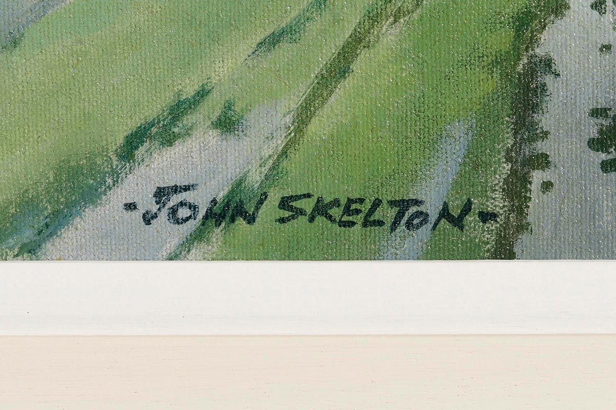 Artwork by John Skelton, The Lazy Grazer, Made of oil on canvas