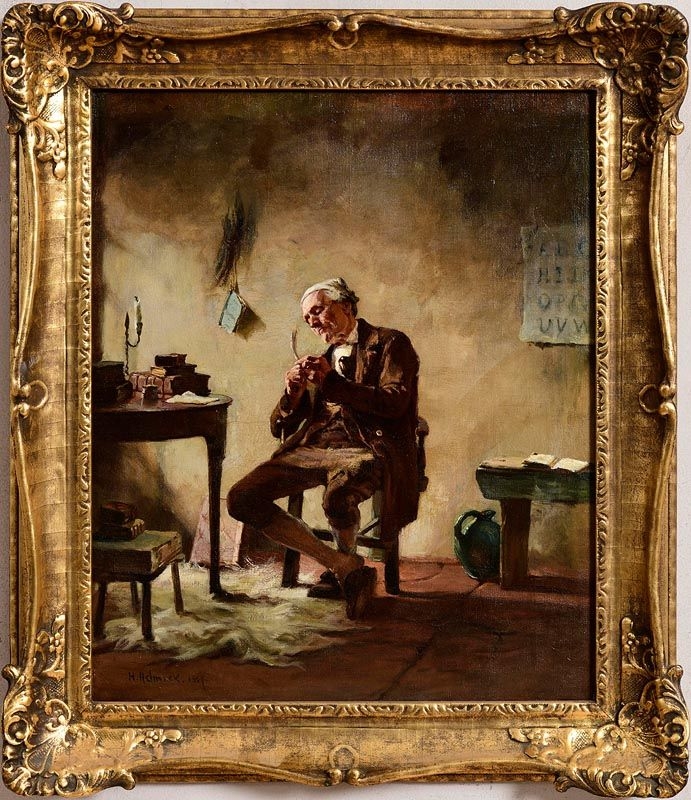 Howard Helmick | The Village Schoolmaster (1881 (1881) | MutualArt