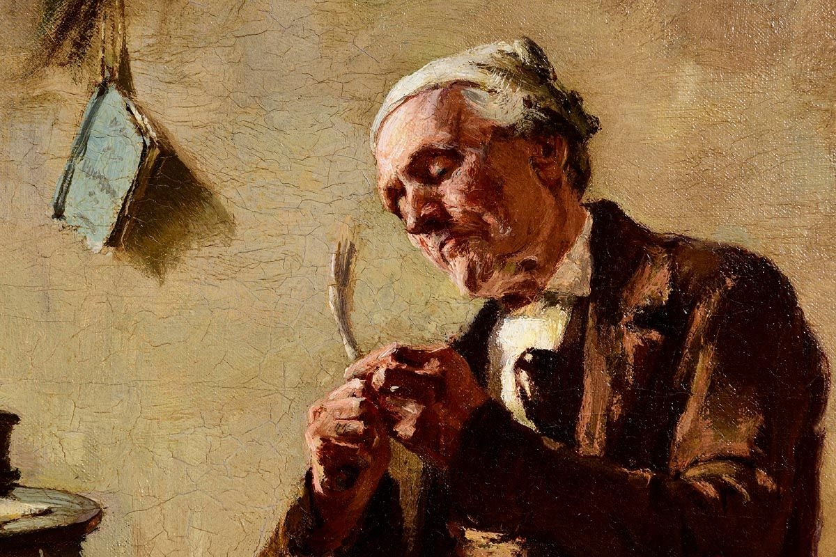 Howard Helmick | The Village Schoolmaster (1881 (1881) | MutualArt