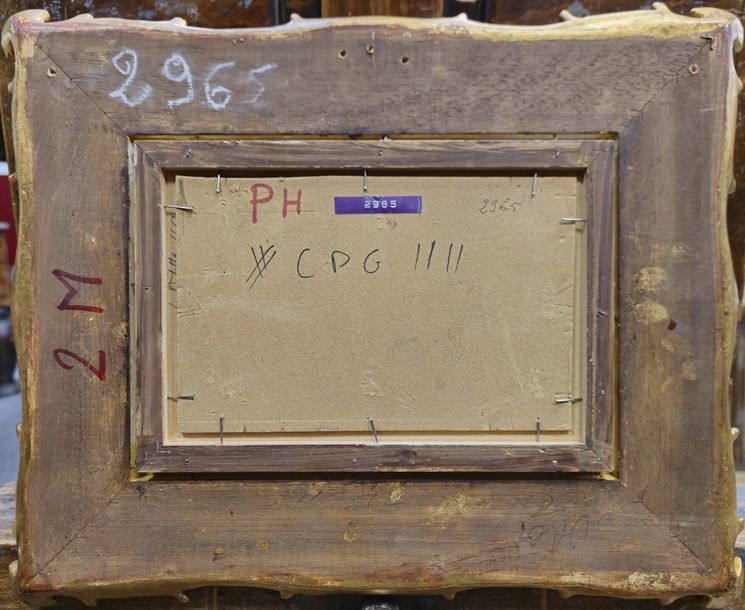 Artwork by Henri Liénard de Saint-Délis, Henri de Saint Delis 1878-1949 The lighthouse at the exit of Honfleur harbor Oil on card signed lower right 14 X 22 cm, Made of Oil on card