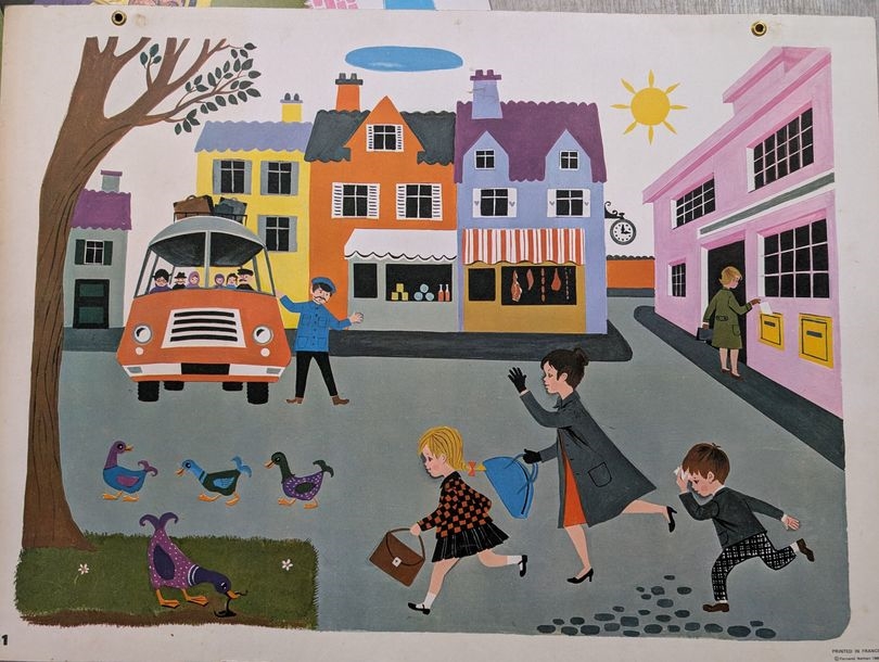 Fernand Nathan | Fernand NATHAN Editions Nine school posters, printed ...