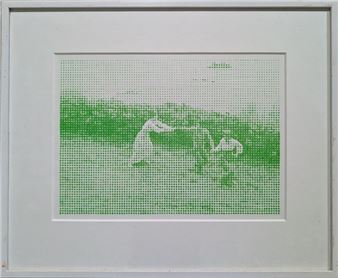 &quot;Two Englishwomen 2005 Felt pen on paper - Loïc Raguénès