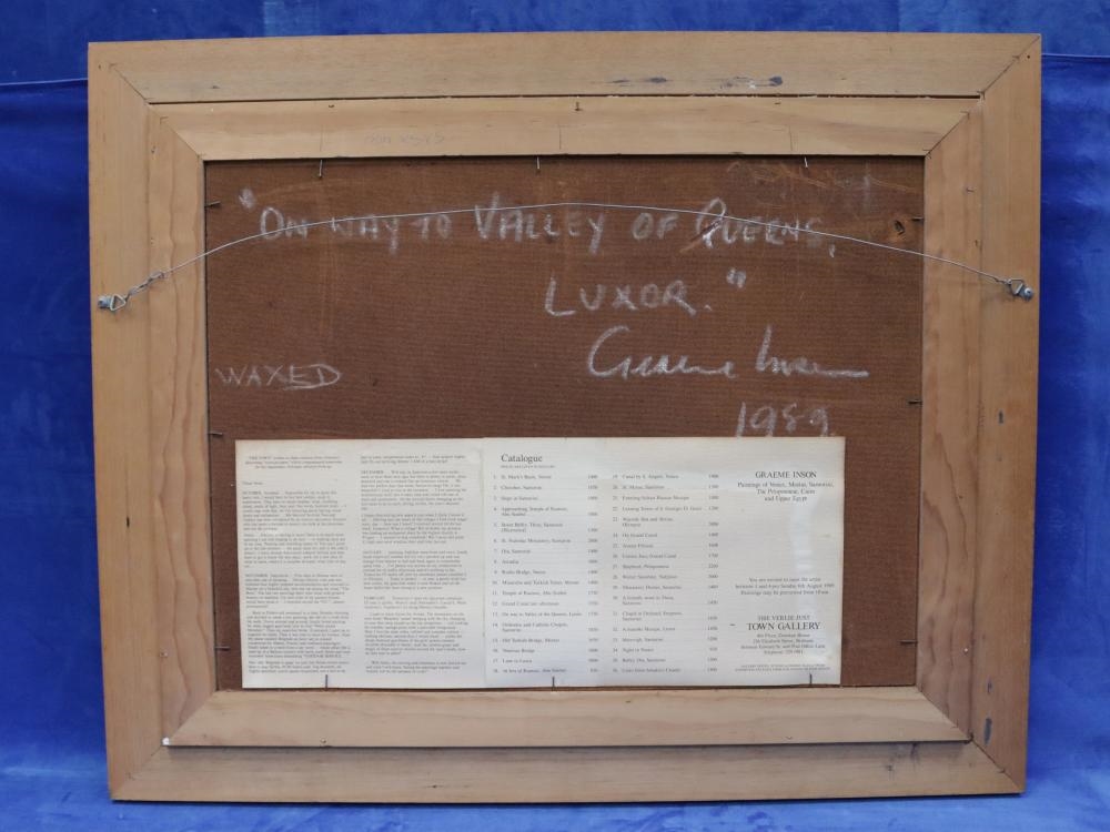 Graeme Inson | ON MY WAY TO VALLEY OF QUEENS, LUXOR | MutualArt
