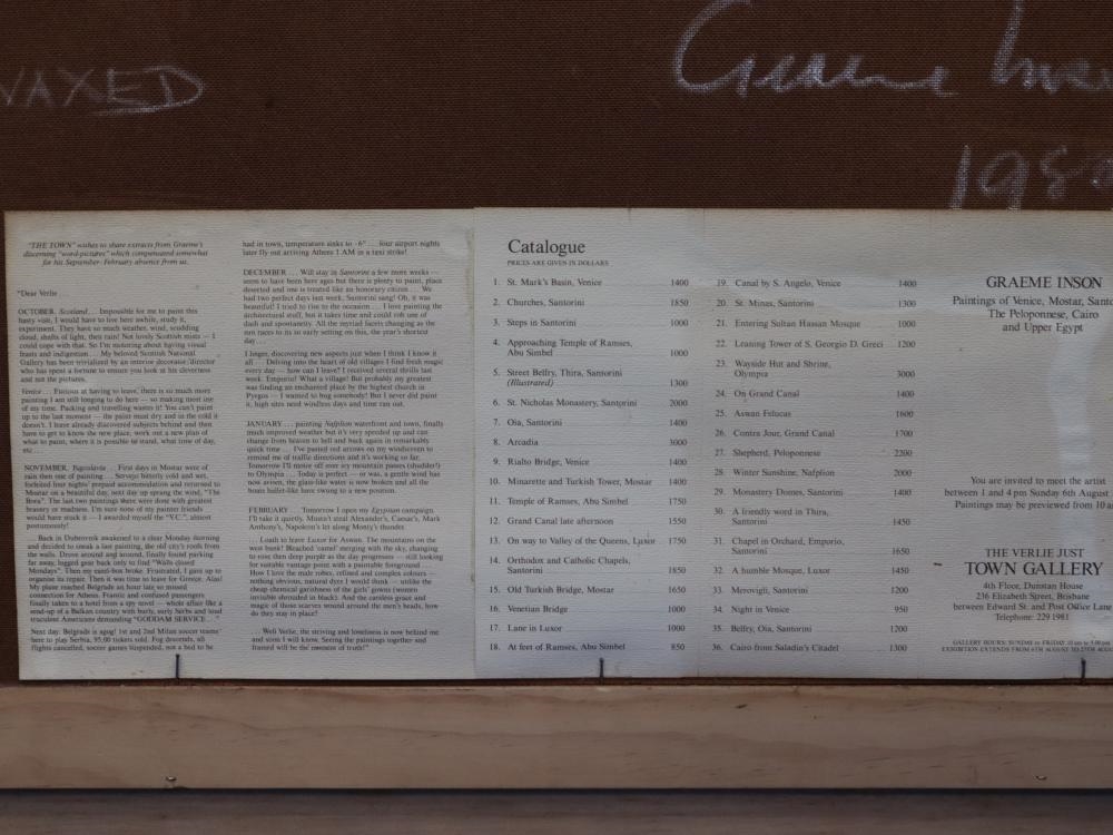 Graeme Inson | ON MY WAY TO VALLEY OF QUEENS, LUXOR | MutualArt