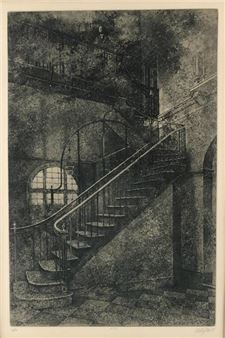 Peter Milton Print "The Jolly Corner" 1971 - Peter Milton