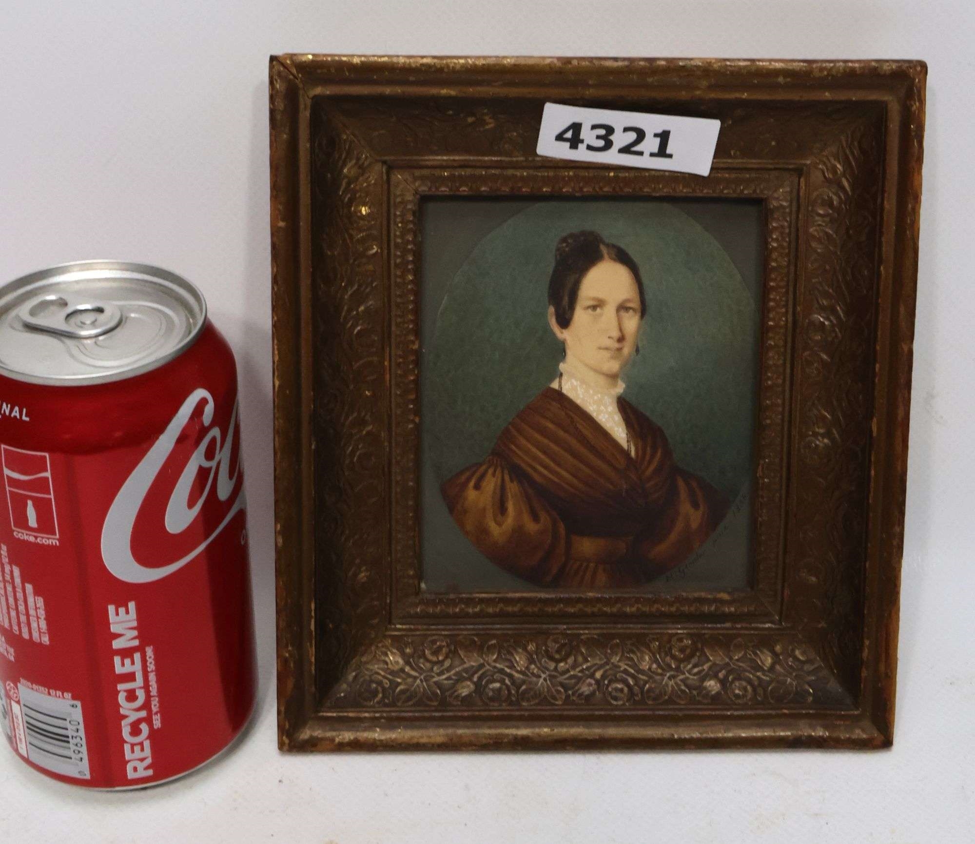 Artwork by Karl Heinrich Gernler, Miniature Portrait, Made of Painting