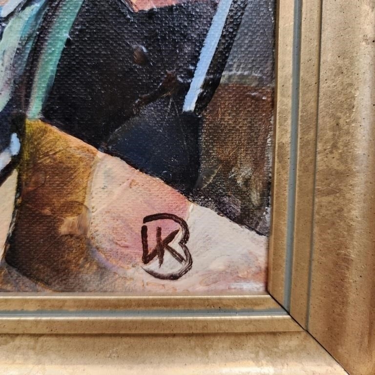 Artwork by Valery Kondratuk, Valeri Kondratuk 16x20 O/C "Tea Time, Made of O/C