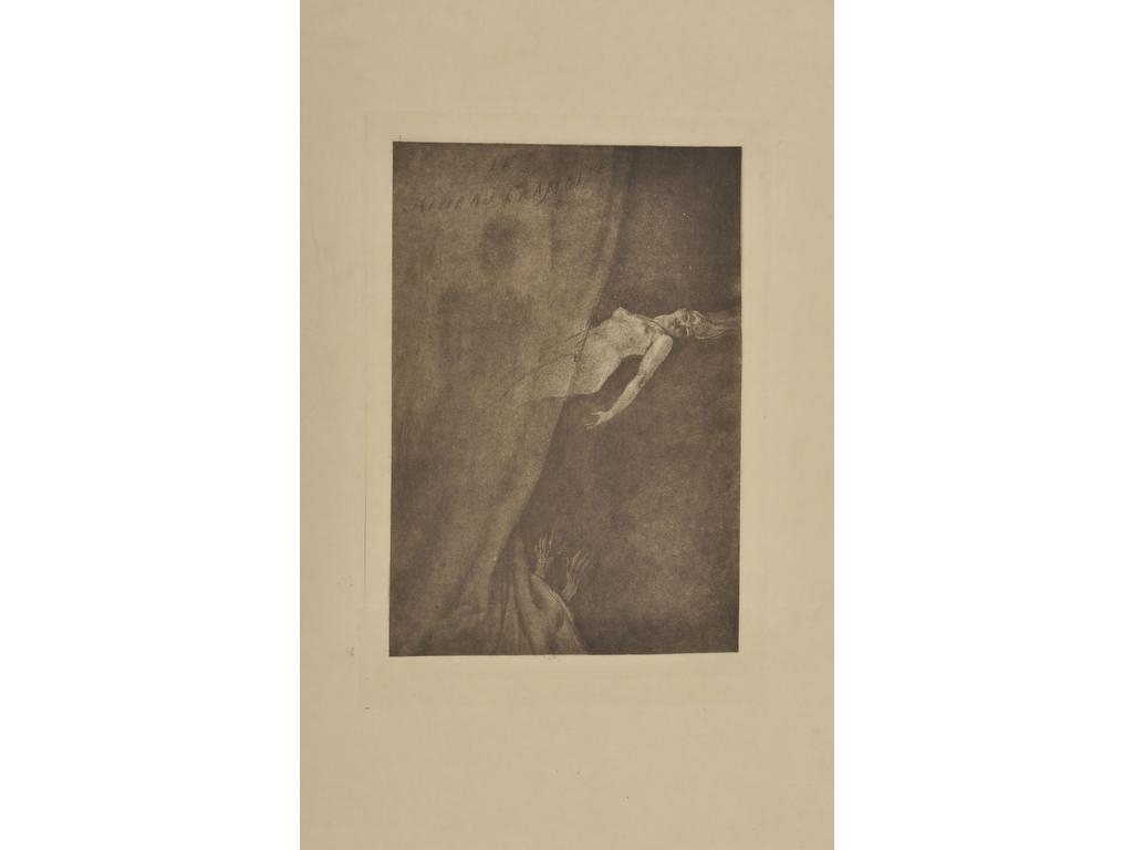 Félicien Rops | Le rideau cramoisi | MutualArt