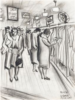 Klein's Dress Shop, Union Square, circa - Ruth Light Braun