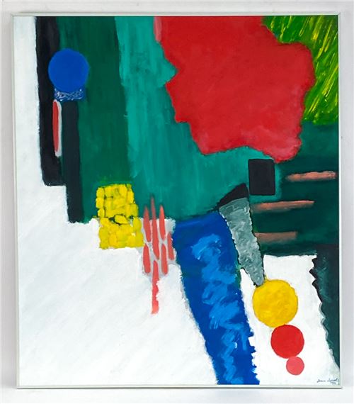 Joan Israel | JOAN ISRAEL ABSTRACT EXPRESIONIST O/B PAINTING (1991 ...
