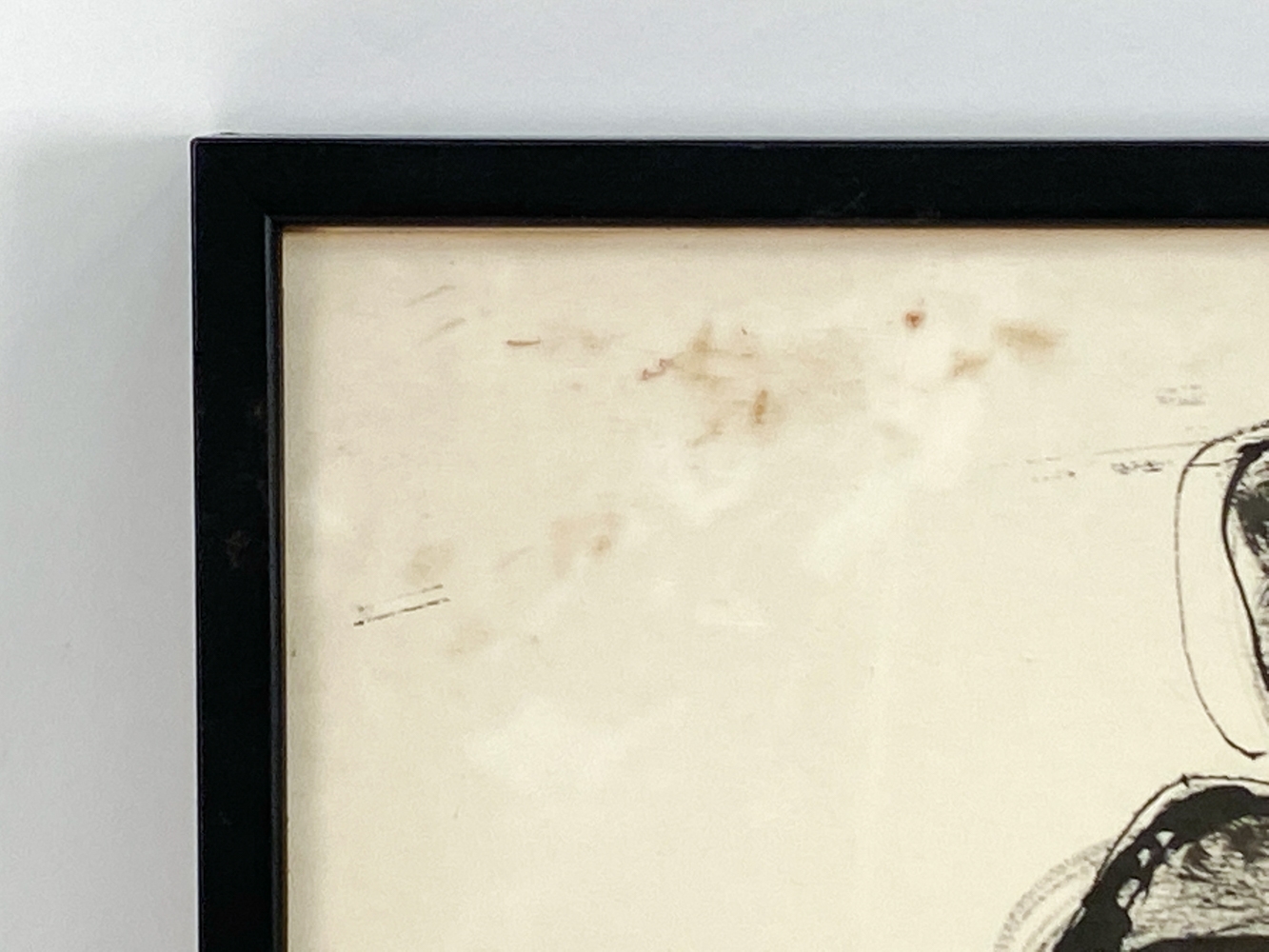 Artwork by Constance K. Livingston, CONSTANCE K. LIVINGSTON 20TH C.NUDE FIGURE STUDY, Made of Ink on paper