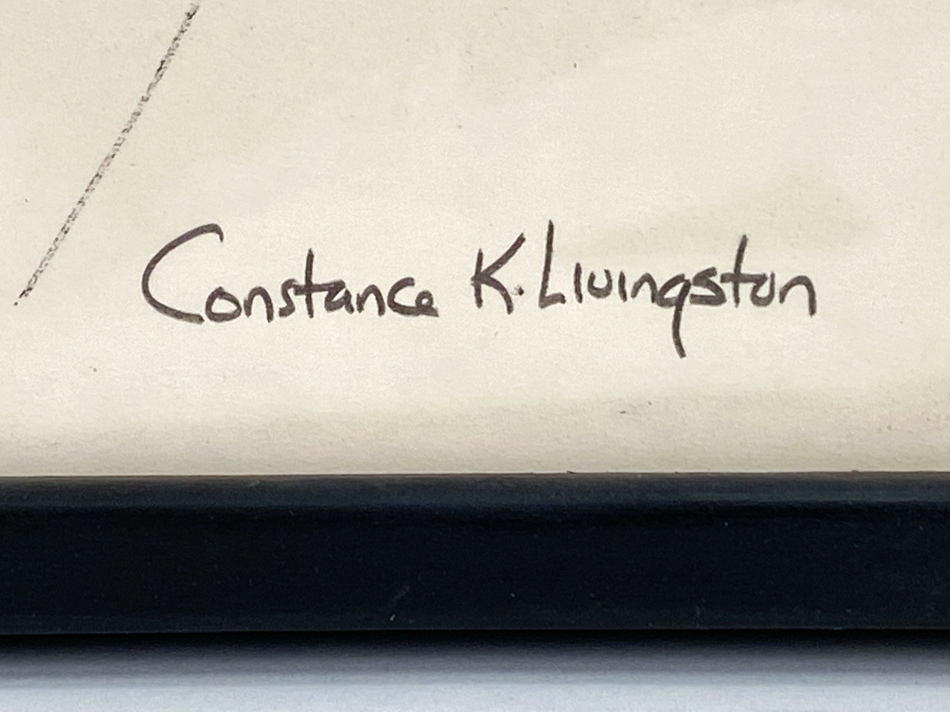 Artwork by Constance K. Livingston, CONSTANCE K. LIVINGSTON 20TH C.NUDE FIGURE STUDY, Made of Ink on paper