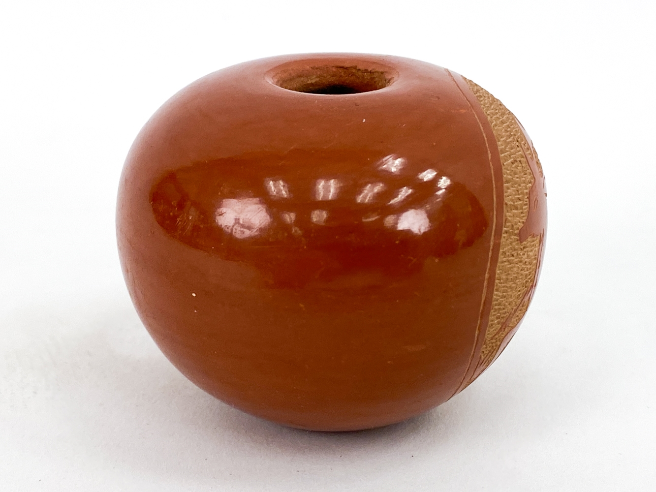 Artwork by Santa Clara Pueblo, 3) SAN ILDEFONSO & SANTA CLARA PUEBLO POTTERY, Made of POTTERY