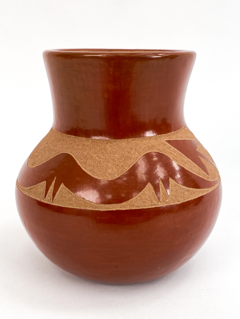 Artwork by Santa Clara Pueblo, 3) SAN ILDEFONSO & SANTA CLARA PUEBLO POTTERY, Made of POTTERY