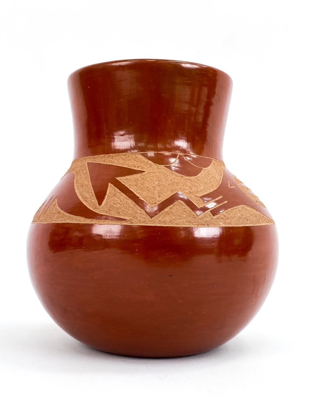 Artwork by Santa Clara Pueblo, 3) SAN ILDEFONSO & SANTA CLARA PUEBLO POTTERY, Made of POTTERY