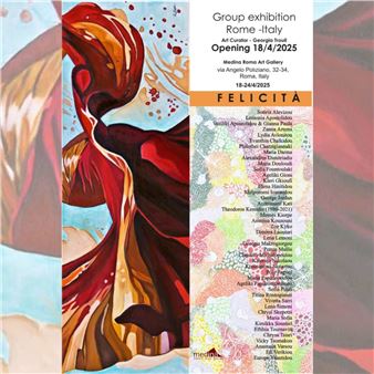 Greek artists with curationship Georgia Trouli - Medina Art Gallery