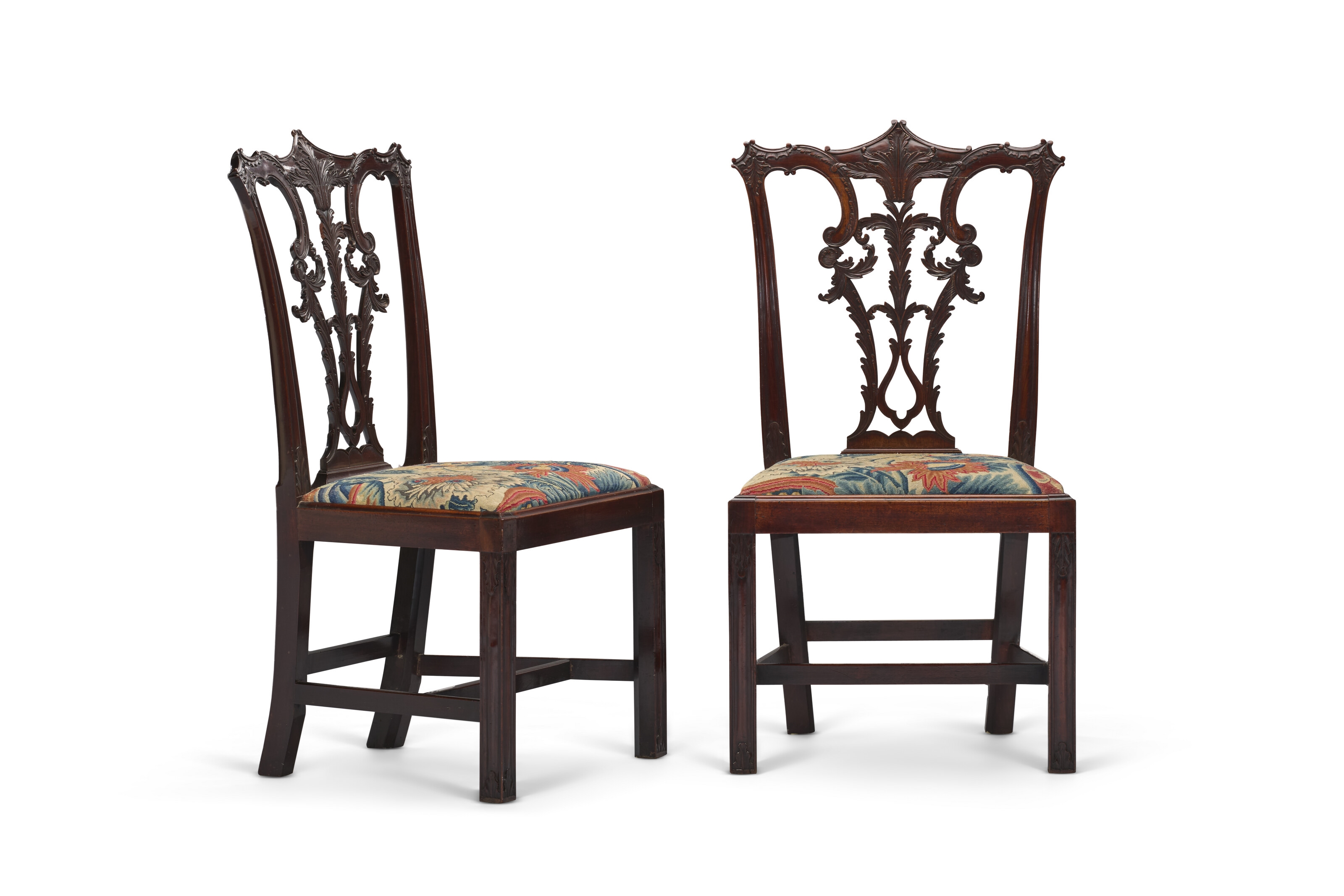 Robert Manwaring | A PAIR OF EARLY GEORGE III MAHOGANY SIDE CHAIRS ...