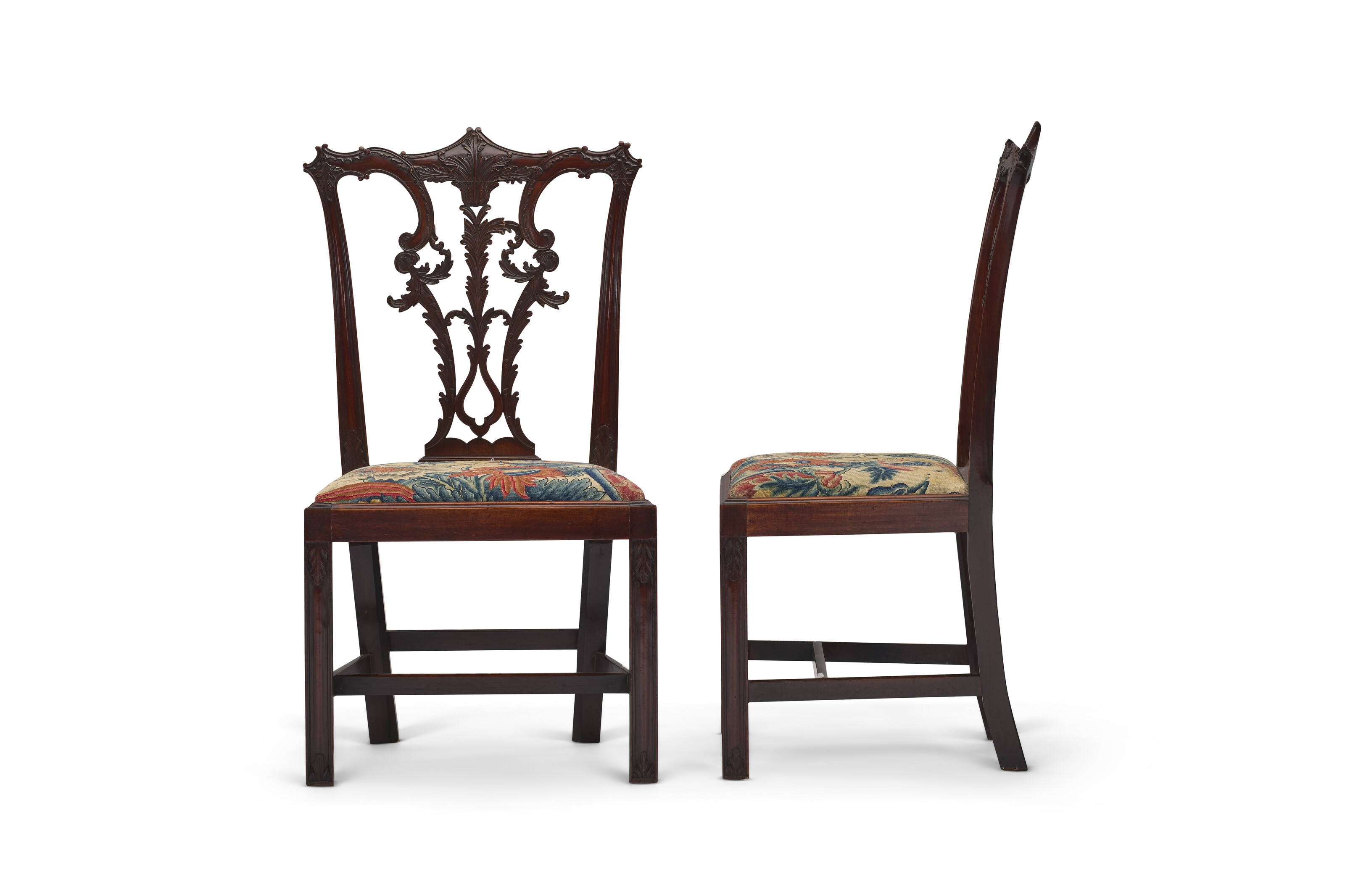 Robert Manwaring | A PAIR OF EARLY GEORGE III MAHOGANY SIDE CHAIRS ...