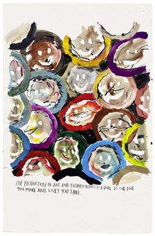 Raymond Pettibon and John Newsom at Kebbel Villa, Schwandorf