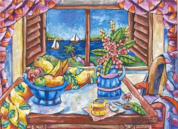 Graham Borough | Still Life & Harbour View | MutualArt