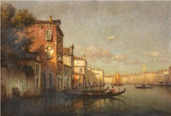 Venice, the Grand Canal - Georges-Noël Béraud‏