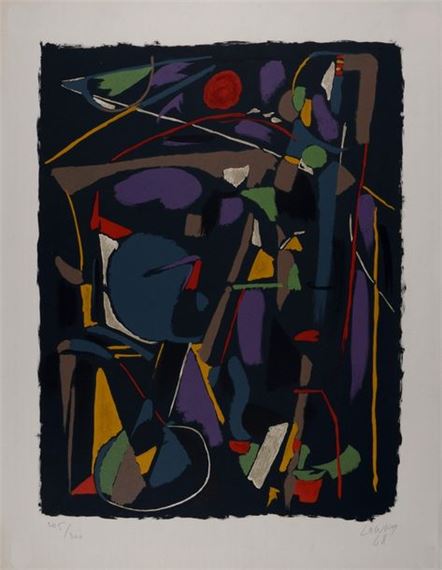 André Lanskoy | Composition IX (Circa 1970) | MutualArt