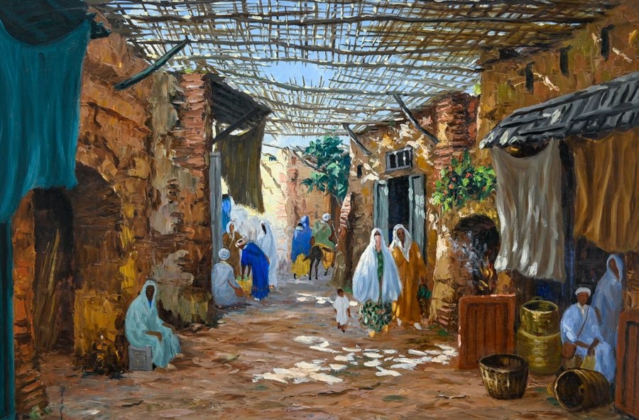 Max Flegier | Souk animé | MutualArt