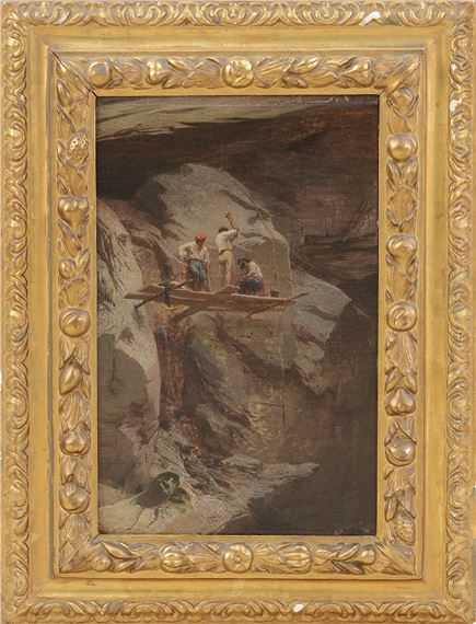 Rockworkers at work by Enrico Gamba